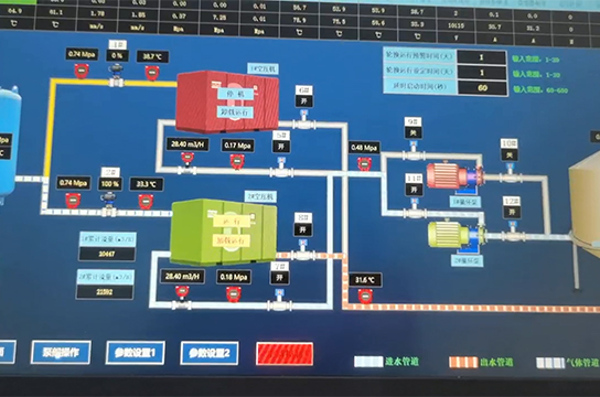 尹家溝礦空壓機無人值守系統(tǒng)安裝進尾聲